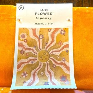 NWT Earth Bound Sun Flower Tapestry